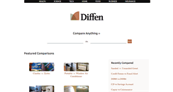 Desktop Screenshot of diffen.com
